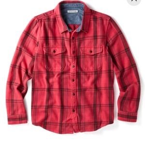 Outerknown Red Plaid Shirt